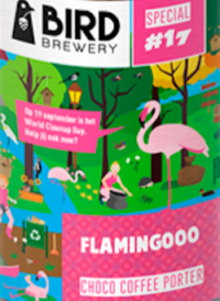 Flamingooo Porter van Bird Brewery logo